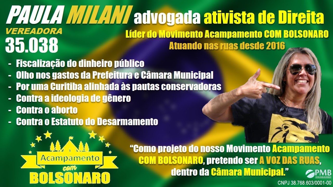 Paula Milani fala sobre suas propostas de trabalho para Câmara de Vereadores de Curitiba.